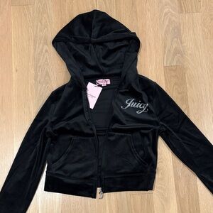 Juicy Couture Black Hoodie Jacket